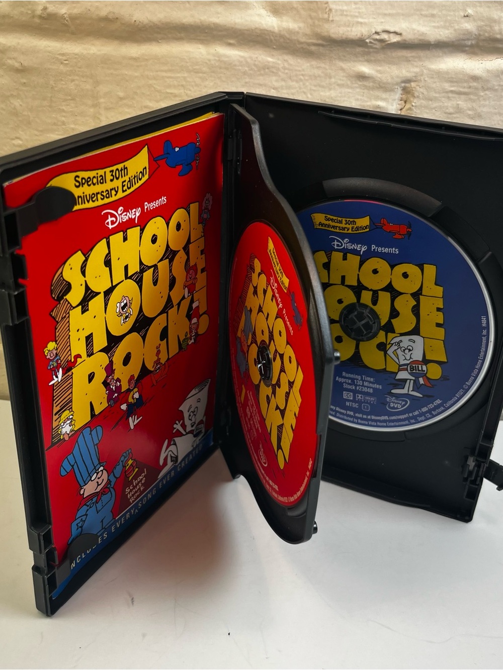 Disney Schoolhouse Rock! 30th Anniversary DVD Set – Red & Blue Artwork